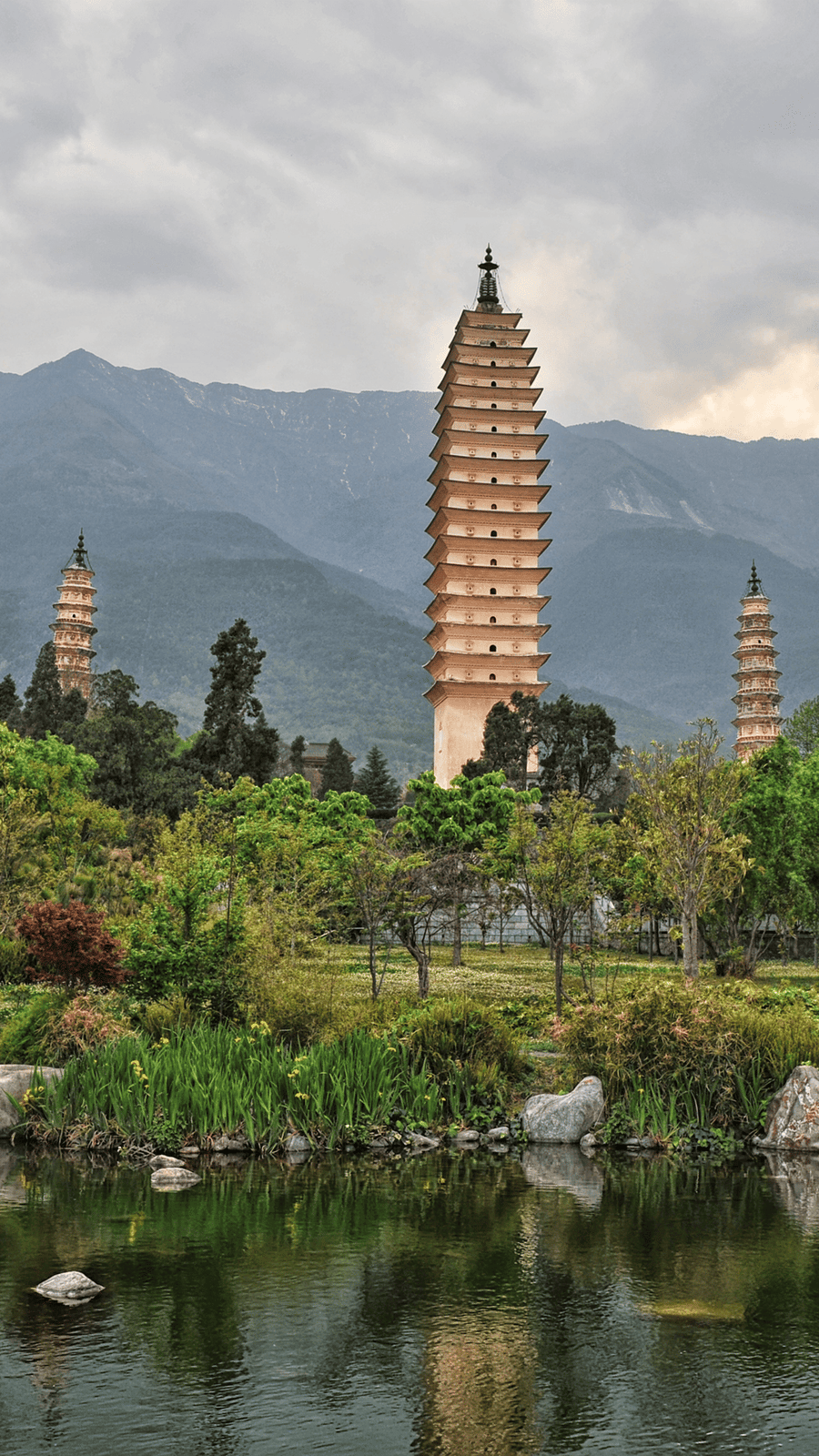 The Three Pagodas of Dali