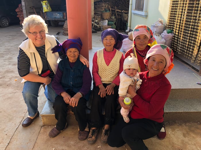Visiting an A'Zhe Yi family in Yunnan
