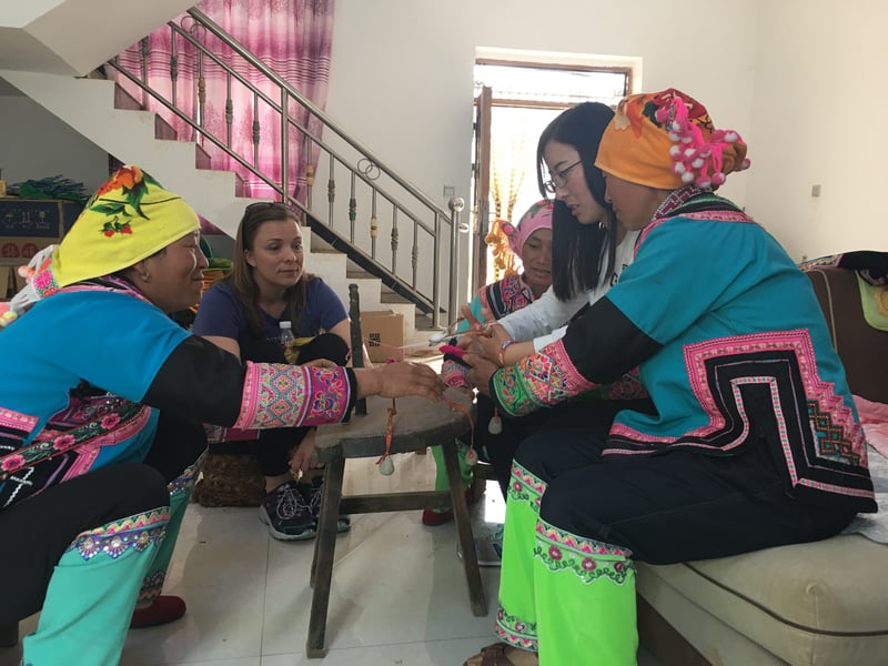 Travelers with a local host in Yunnan